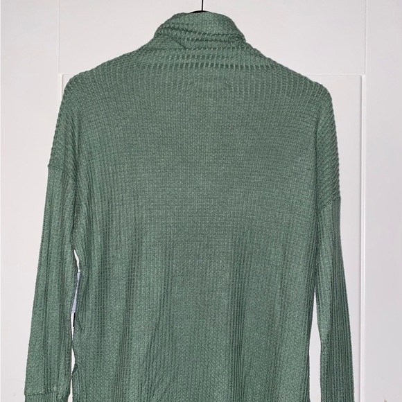 O’Neill Yael Women Turtleneck Long Sleeves Green Sweater Small Comfy & Soft - Picture 2 of 6